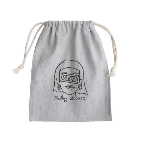 モノトーン　ガール Mini Drawstring Bag