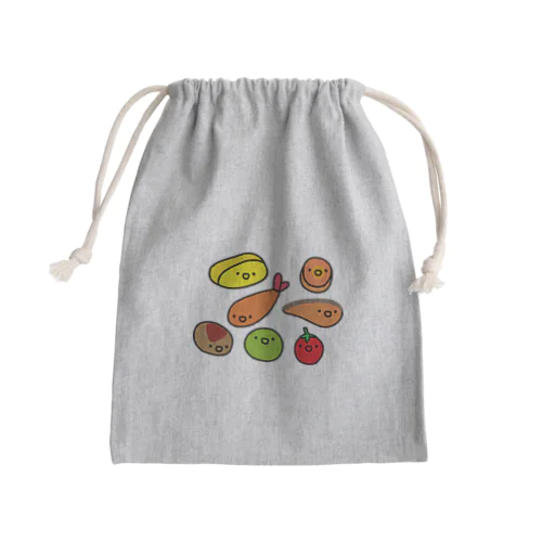 おかずーず Mini Drawstring Bag