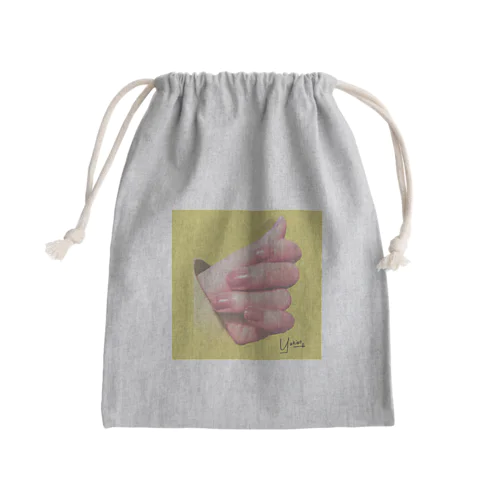 ネイル塗った② Mini Drawstring Bag