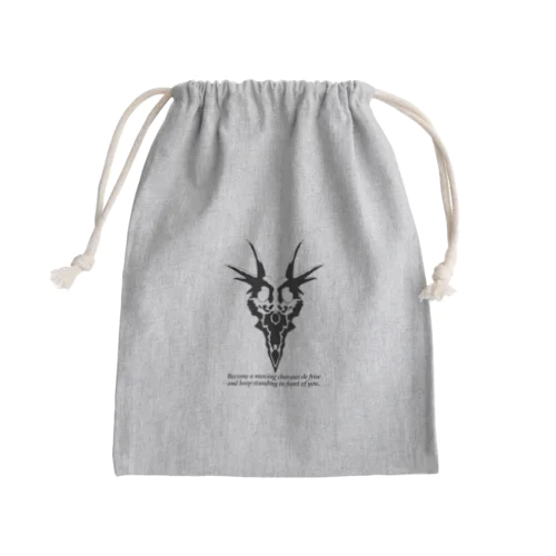 Styracosaurus moving chevaux frise Mini Drawstring Bag