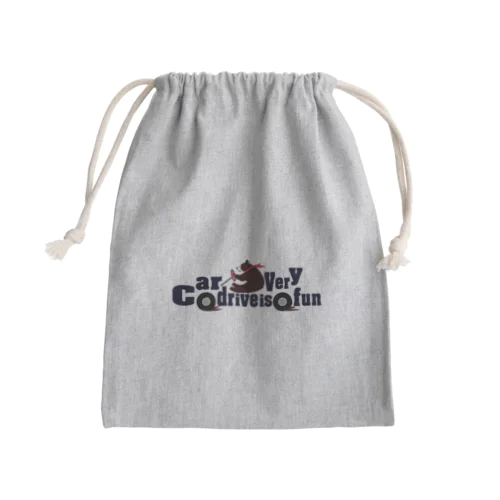 クマドライバー Mini Drawstring Bag