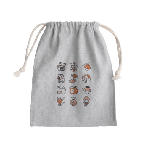 レトロキャラ Mini Drawstring Bag