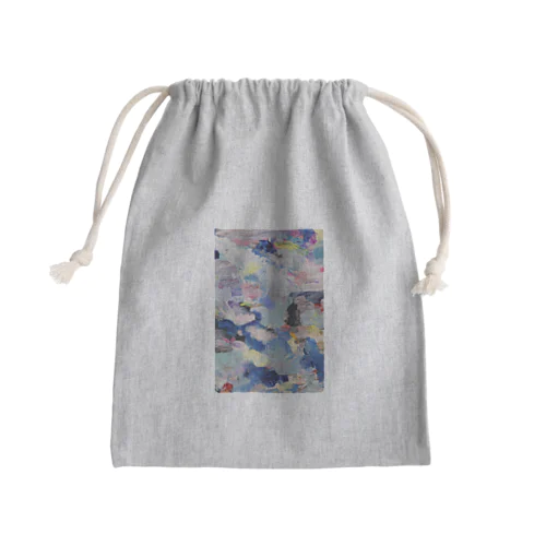 drowing  Mini Drawstring Bag