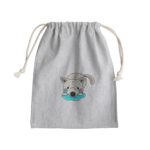 反省してますワサビちゃん Mini Drawstring Bag