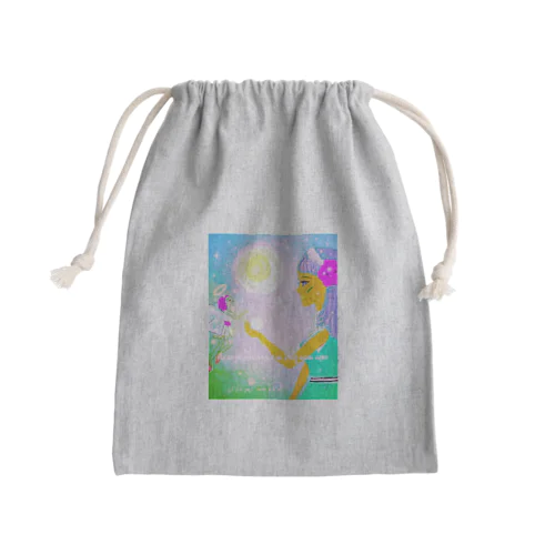 月夜の妖精 Mini Drawstring Bag