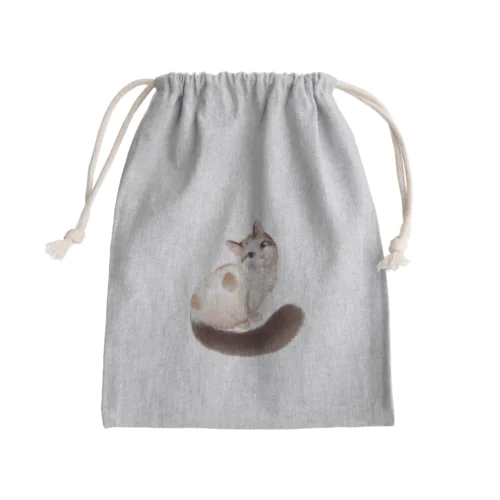 ラグドールのあおこ Mini Drawstring Bag