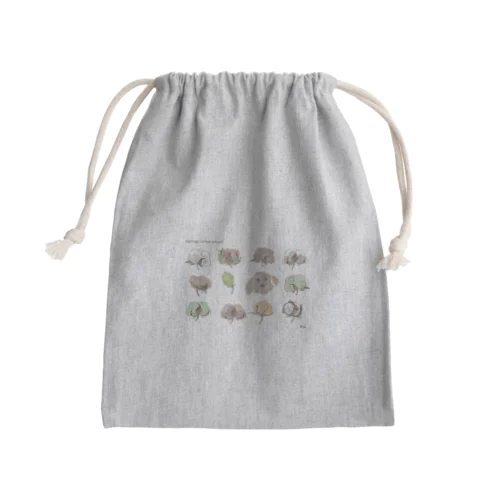 まつげコットンプロジェクト Mini Drawstring Bag