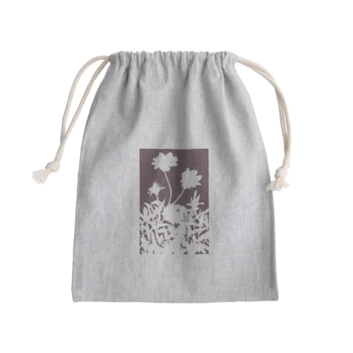 花咲く小径⑥あか Mini Drawstring Bag