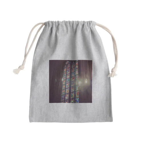 大聖堂の光 Mini Drawstring Bag