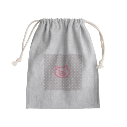 こぶた Mini Drawstring Bag