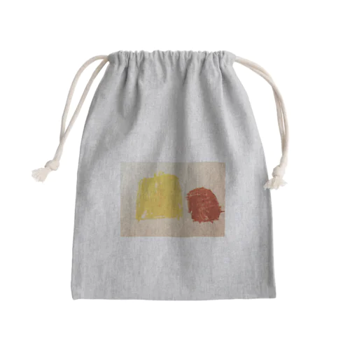 黄赤クレヨンくん Mini Drawstring Bag