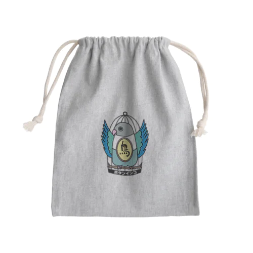 ボタン印 Mini Drawstring Bag