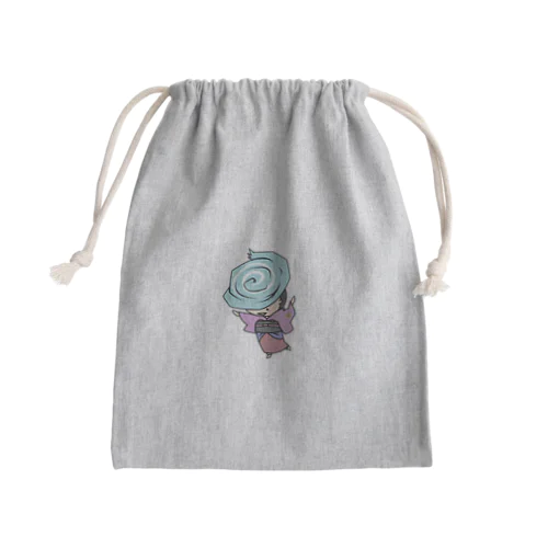 アワ梅子 Mini Drawstring Bag