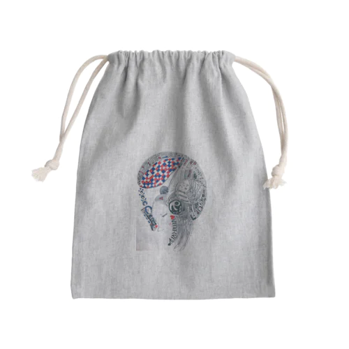 rino＋潤八 Mini Drawstring Bag