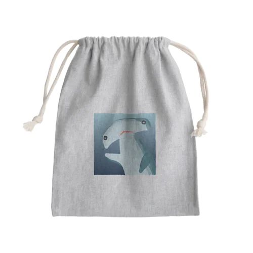 シュモクザメ Mini Drawstring Bag