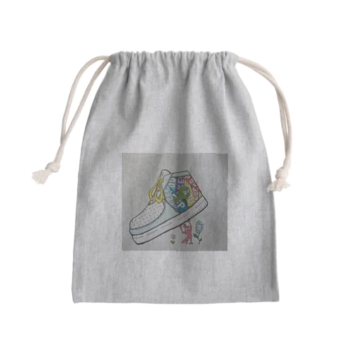 カラフルすにーかー！ Mini Drawstring Bag