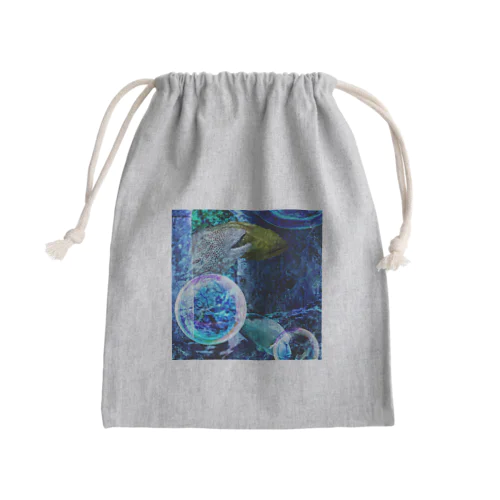 水底の遺跡 ( ウツボ ) Mini Drawstring Bag