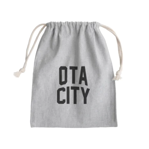 太田市 OTA CITY ロゴブラック Mini Drawstring Bag