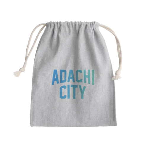 足立区 ADACHI CITY ロゴブルー Mini Drawstring Bag