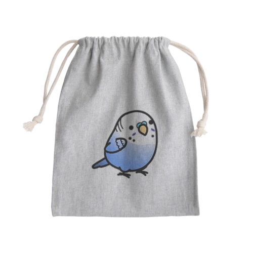 Chubby Bird セキセイインコ Mini Drawstring Bag