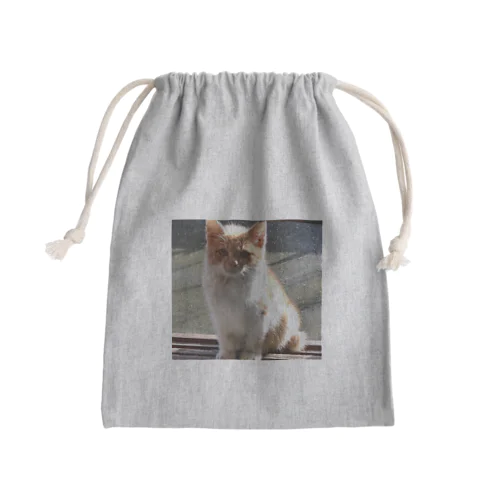 STEP IN猫さん２ Mini Drawstring Bag