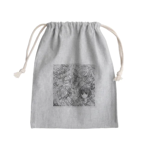 ああ Mini Drawstring Bag