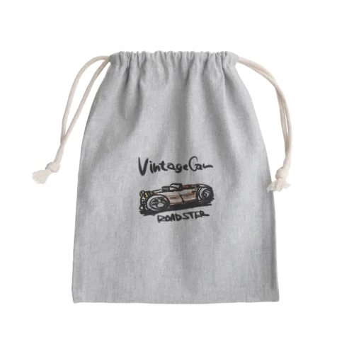 ビンテージカー Mini Drawstring Bag