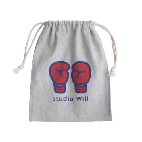 studio Will×INGRID Tシャツ Mini Drawstring Bag