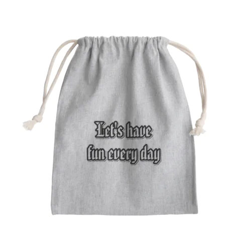 トラキチ Mini Drawstring Bag