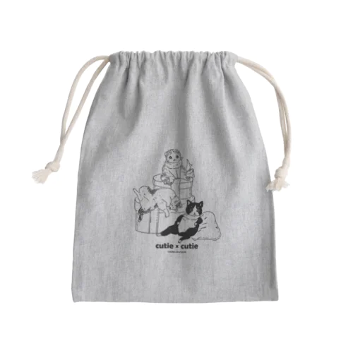 バンクーバーの猫たち Mini Drawstring Bag