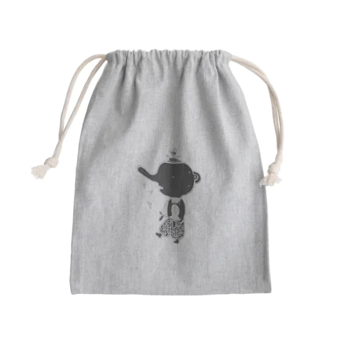 呆 Mini Drawstring Bag