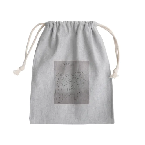かさぶた Mini Drawstring Bag
