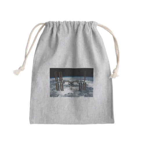 国際宇宙ステーション「ISS」 Mini Drawstring Bag