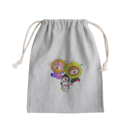 タロットカードの太陽べにちゃんたち Mini Drawstring Bag