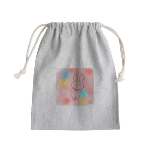 夢見心地なうさぎさん Mini Drawstring Bag