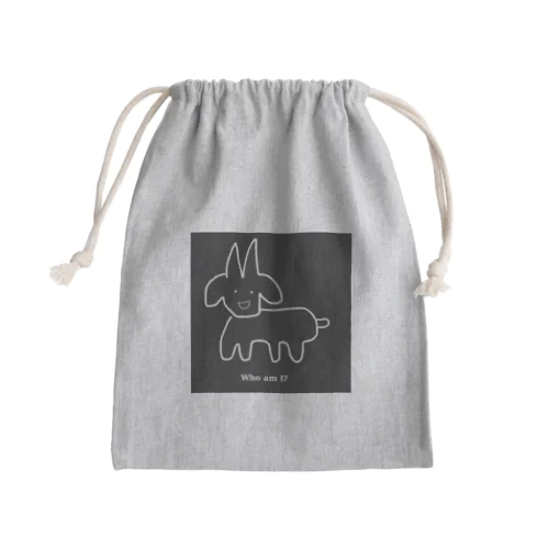 誰が何と言おうと山羊。 Mini Drawstring Bag