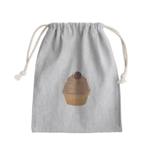 モンブランケーキ Mini Drawstring Bag