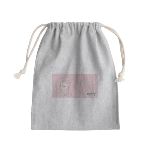 マインドフル子 Mini Drawstring Bag