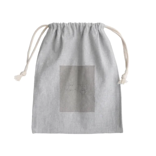 コンポコとニャンチュー Mini Drawstring Bag