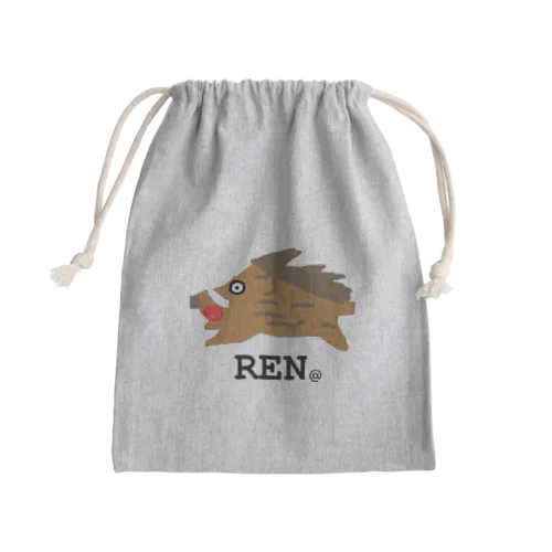 RENちゃん Mini Drawstring Bag