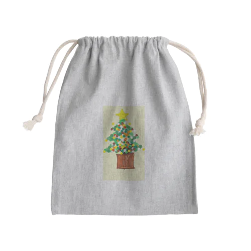 クリスマスツリー Mini Drawstring Bag