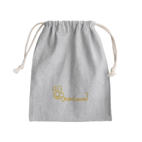 MultiCreateロゴ Mini Drawstring Bag