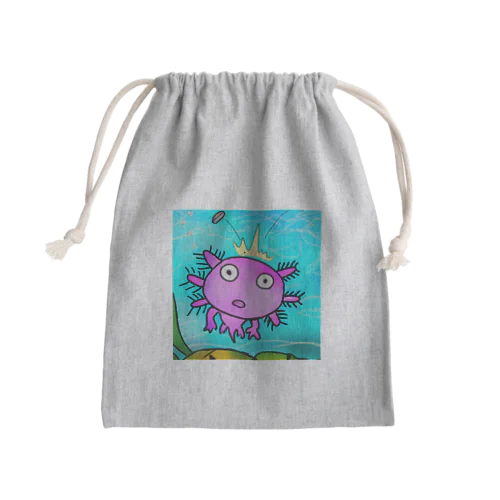 ユルいウーパールーパー　第2 Mini Drawstring Bag