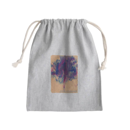 色彩の羽根 003a Mini Drawstring Bag