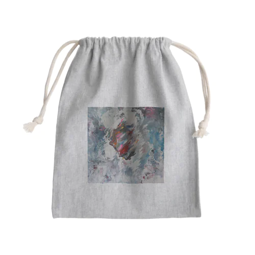 Side Face 003 Mini Drawstring Bag