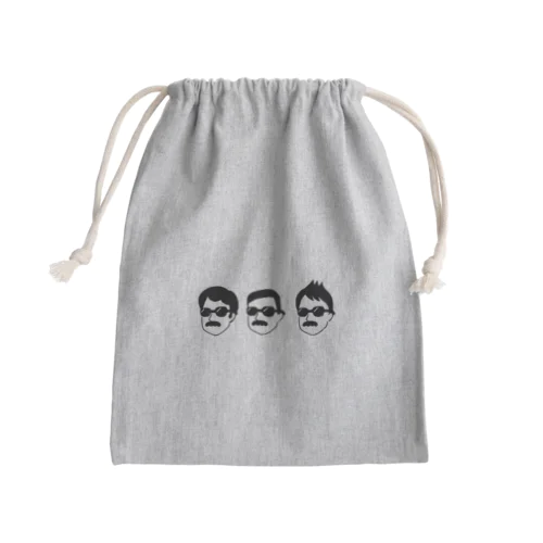 3連おじてぃん Mini Drawstring Bag