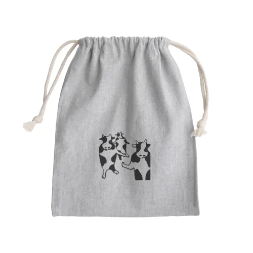 うしダンス Mini Drawstring Bag