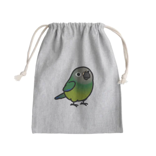 Chubby Bird シモフリインコ Mini Drawstring Bag