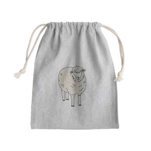 ヒツジ Mini Drawstring Bag