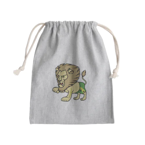 High-Mount ライオン Mini Drawstring Bag